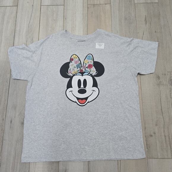 Disney Tops - Women's Disney Embroidered Mini Mouse T-shirt Size 2X Cotton 100%